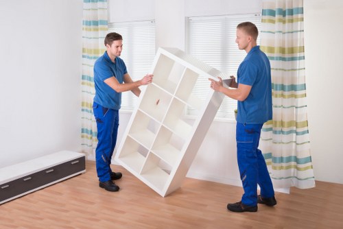 Professional movers executing a commercial relocation in Tufnell Park