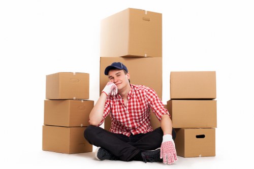 Professional movers handling fragile items in Tufnell Park